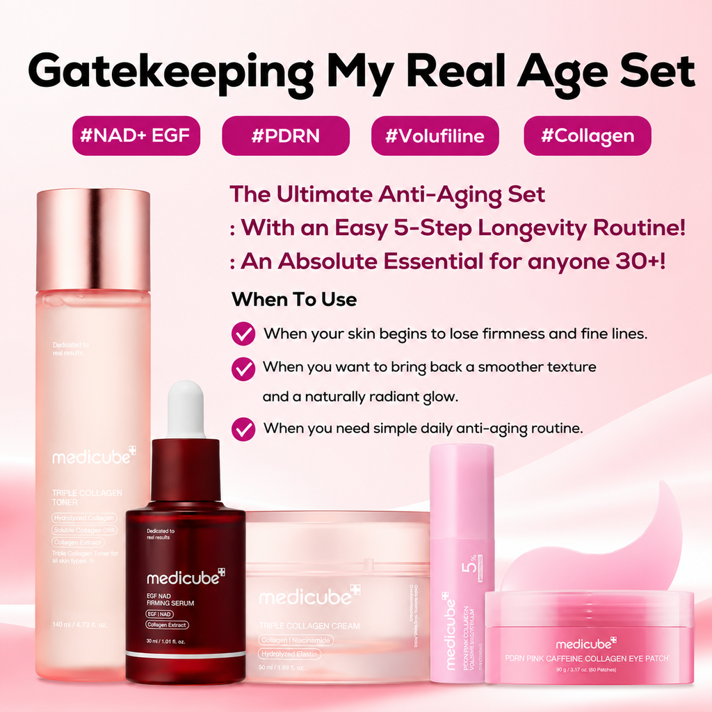 Medicube 5-Step Anti-Aging Skincare Set